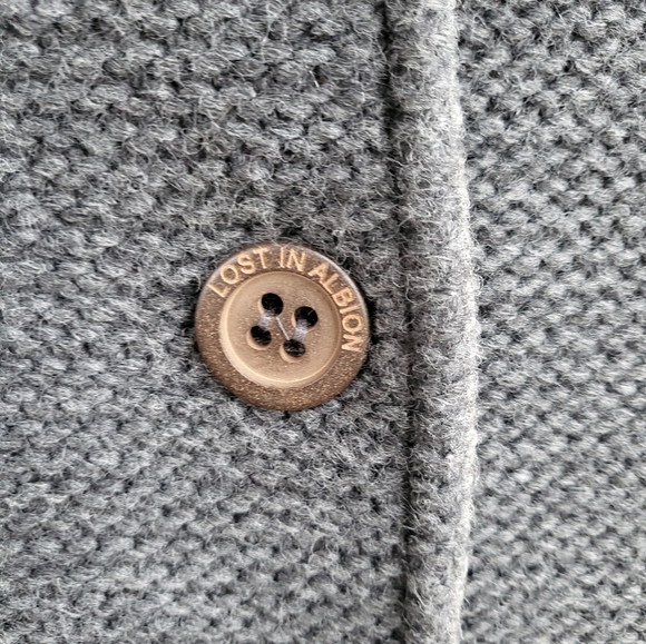 Lost In Albion wool cape coat New without Tag - Picture 6 of 8